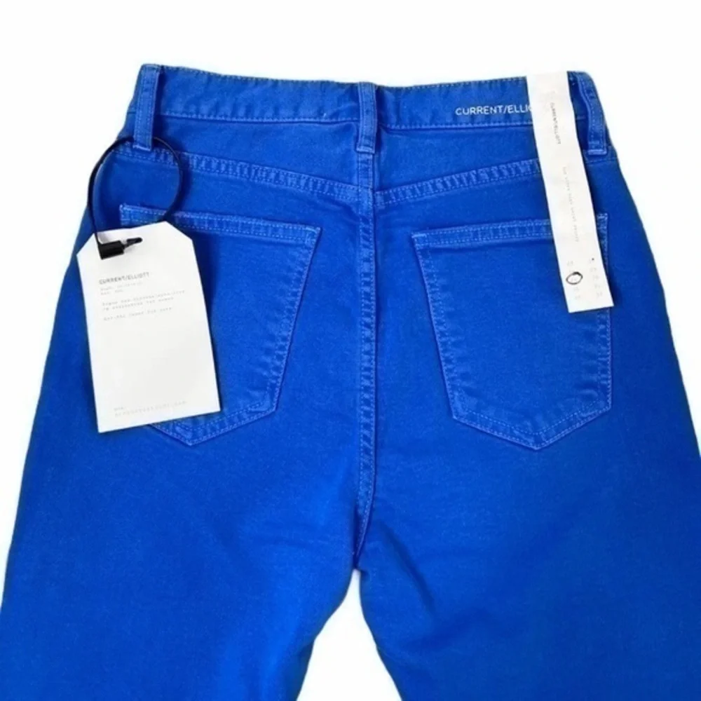 Current Elliott‎ Ultra High Rise Blue Skinny Jeans